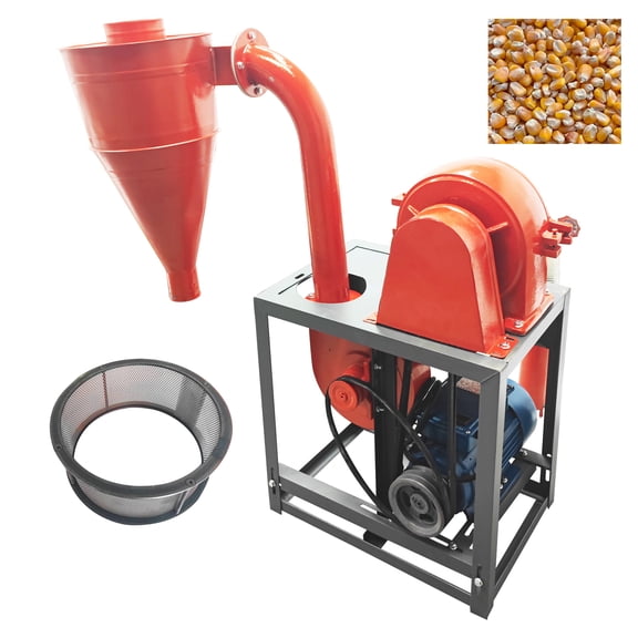 Self-Priming Grain Mill Corn Grinder Grain Crusher Machine 220V