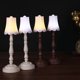 thumbnail image 2 of Lámpara de escritorio LED blanca a escala 1/6, muebles modelo para juguetes calientes, accesorio para casa de muñecas BJD, juguetes para juego de imitación para niños, 2 of 5
