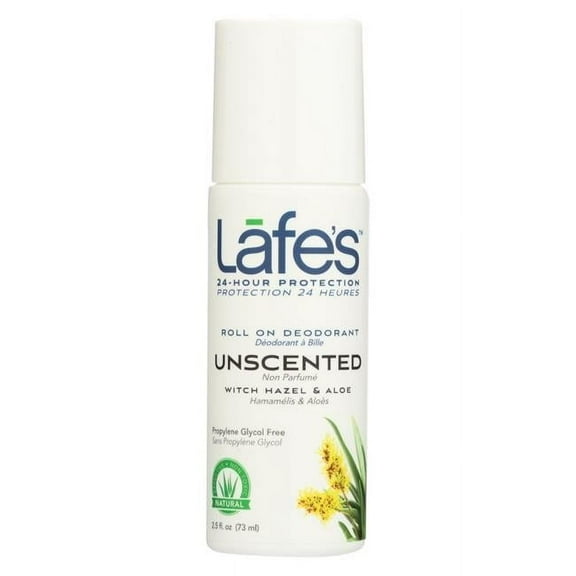 2.5 fl oz Lafes Foll On Unscented Deodorant