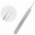 thumbnail image 3 of QUUPY Precision Stainless Steel Open Tweezers - Acne & Blackhead Remover - Splinter Removal Tool - Silver, Modern Style, 3 of 8
