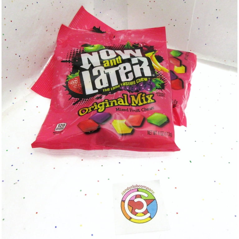 Now and Later Original Chewy Mix Candy, Assorted Variety Bag Pack