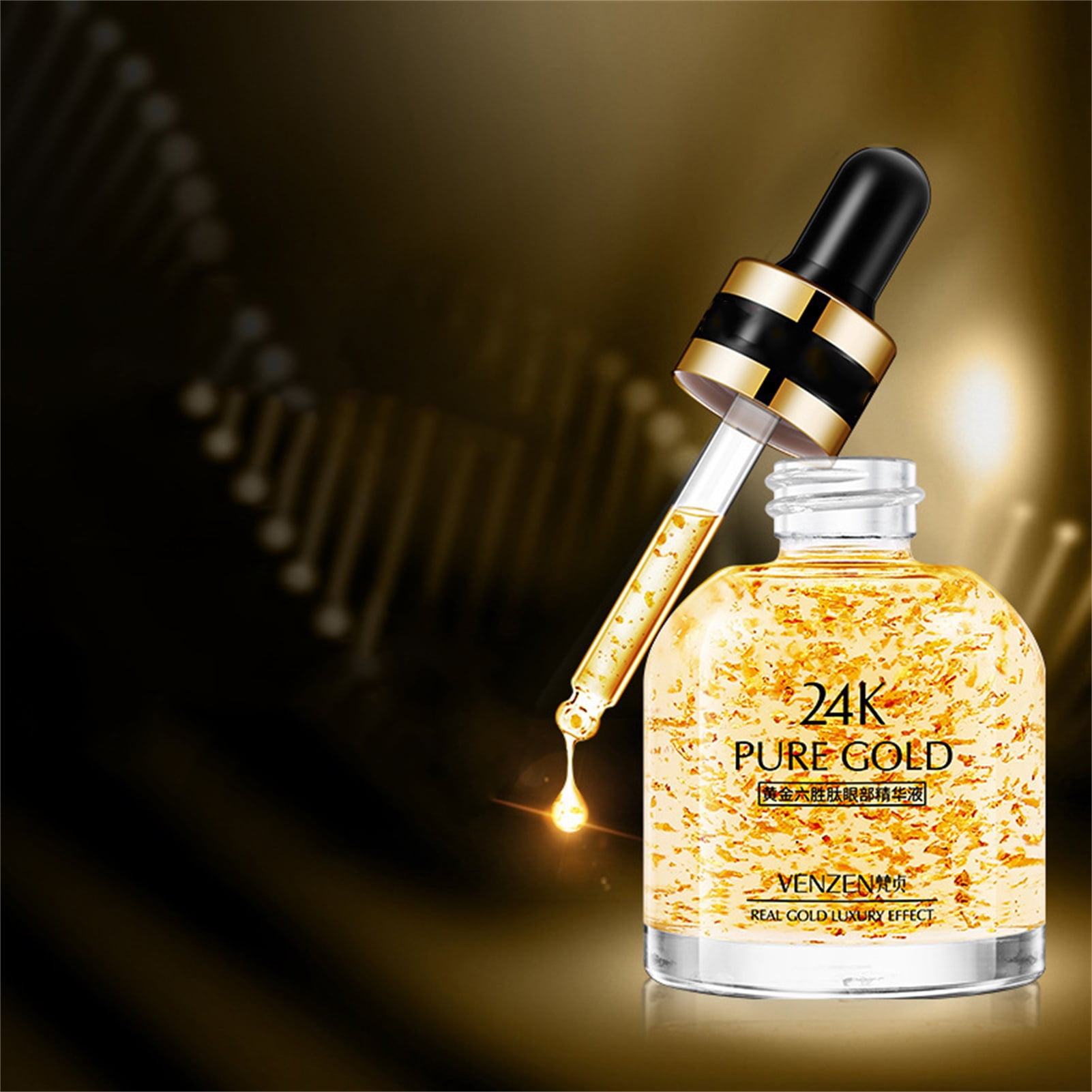Gold Face Serum 24K Gold Facial Serum Moisturizing Firming