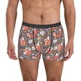 thumbnail image 2 of Goofa Foxes Printed Men's Boxer Briefs Underwear, Moisture-Wicking Underwear, Trunk,Soft and Breathable Cotton Underwear-, 2 of 9