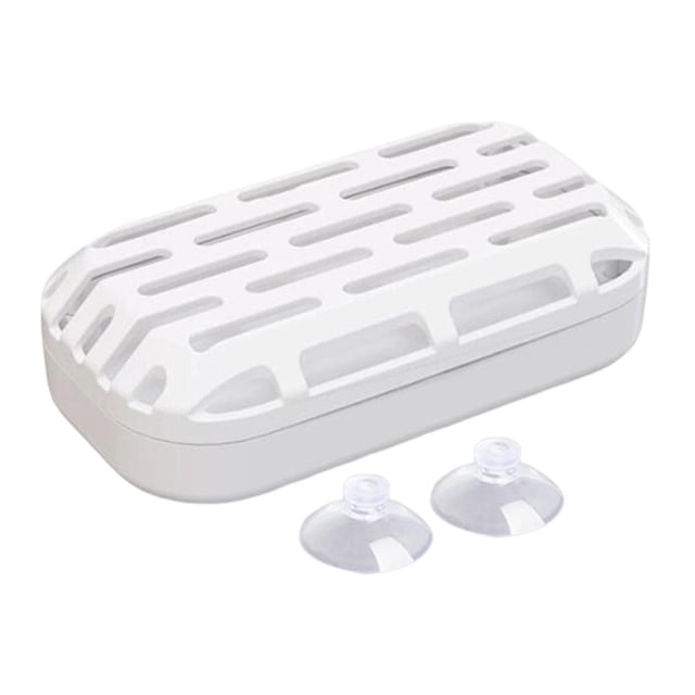 Recolector de excrementos de tortuga Contenedor de desechos de reptiles Suministros de limpieza de tanques para tortugas Blanco