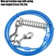 thumbnail image 4 of Cable de sujeción para perros de hasta 55 kg, cadena de sujeción para perros de 3 metros, cables de sujeción con correa de metal para perros, correa para mascotas para perros pequeños, medianos y, 4 of 5
