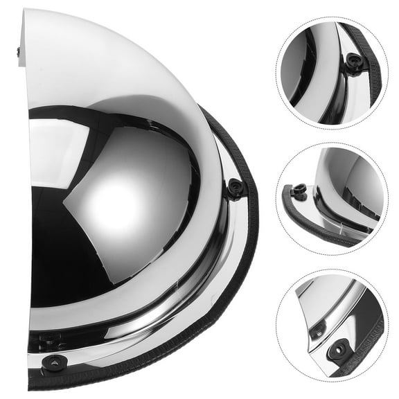 HOMOBABE Driveway Mirror 1Pack for Outdoor Use with Convex Shape and Thread for Enhanced Visibility