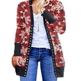 thumbnail image 1 of PENGXIANG Cardigan à Manches Longues pour Femmes Vêtements de Vacances, 1 of 6
