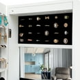 thumbnail image 3 of LED Jewelry Cabinet Lockable Free Standing Jewelry Armoire with Long Mirror Makeup Tray Large Drawer Base, White, 3 of 7