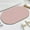 Pink, variant on AZXY Brown Bathroom Rugs,Bath Mats for Bathroom Floor,Diatomite Bath Mat,Round Washable Quick Dry Absorbent Nonslip Bathmat Under $15