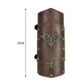 thumbnail image 3 of 2 protectores de brazo punk, guantelete de vambrace ajustable, armadura de brazo gótica, brazaletes de hebilla medieval para disfraz de vikingo,, 3 of 9