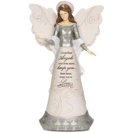 Baptism Angel Figurine - Pavilion Gift Company- Guardian Angel Figurine, 9 Inch