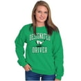 thumbnail image 4 of Designated Driver Funny Golfing Pun Unisex Plus Fleece Graphic Sweatshirt Brisco Brands 3X, 4 of 5