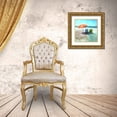 thumbnail image 3 of Nan 20x20 Gold Ornate Wood Framed with Double Matting Museum Art Print Titled - Color Tint Sea, 3 of 4