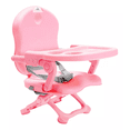 thumbnail image 1 of Asiento Plegable Portatil Para Bebe Ajustable Rosa, 1 of 5