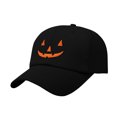 thumbnail image 2 of PureCasa Halloween Hat Adjustable Baseball Cap Sun Hat Outdoor Pumpkin Baseball Cap for Men Women Carnival Hat for Party Holiday, 2 of 7