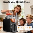 thumbnail image 4 of XUTUMM Home Slushy & Ice Cream Maker 85oz, No Ice Frozen Drink Machine 5 Presets Quiet Auto-Clean LED Display, 4 of 7