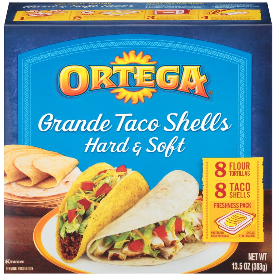 Ortega® Grande Hard & Soft Taco Shells 13.5 oz. Box