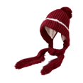 thumbnail image 2 of QASIEATN Women's Relaxed Fit Beanie Hats Women Outdoor Solid Color Knitted Cotton Hat Running Sports Warm Knitted Hat Fall Fashion Accessories, 2 of 3