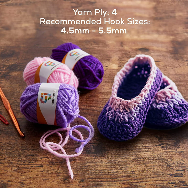 Craftbud 73 Piece Crochet Set Kit with Crochet Hooks Yarn Set, Premium  Bundle Includes Yarn Balls, Needles, Accessories Kit, Canvas Tote Bag for