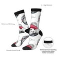 thumbnail image 4 of Rocae Cute Poodle Dog for Adult Socks Casual Athletic Stretchy Loose Socks for Women Men Non-Slip Middle Tube Socks, 4 of 6