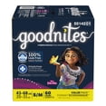 thumbnail image 1 of Goodnites Girls' Nighttime Bedwetting Underwear, Size S/M (43-68 lbs), 60 Count, 1 of 11