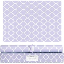 Merriton Scented Drawer Liners, Fresh Scent Paper Liners for Cabinet Drawers, Dresser Shelf, Linen Closet, Perfect for Kitchen, Bathroom, Vanity (6 Sheets) (French Lavender)