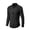 Black, variant on Men's Fashion Business Casual Lapel Long Sleeve Shirt Top Blouse for and Leisure Wear