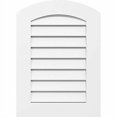 thumbnail image 2 of 12"W x 28"H Arch Top Surface Mount PVC Gable Vent: Functional, w/ 3-1/2"W x 1"P Standard Frame, 2 of 4