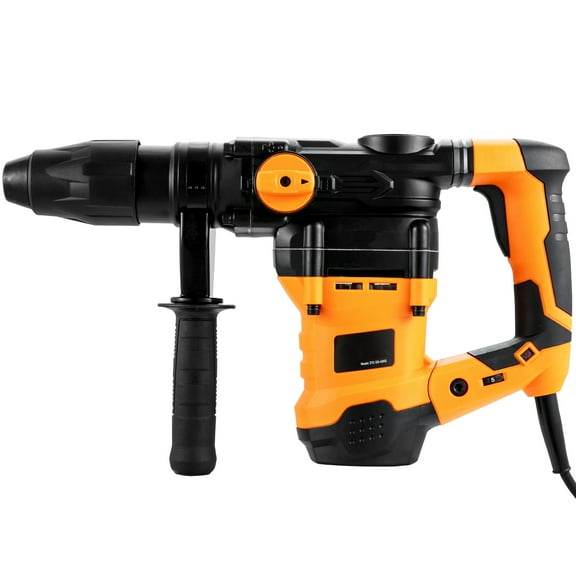 KFFKFF 1-9/16 Inch SDS-Max Rotary Hammer Drill, 13Amp Corded Tool, Durable Chipping Hammer with Vibration Reduction & Safety Clutch, Electric Demolition Drill with Adjustable Speed
