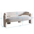 thumbnail image 5 of Whalemon Modern Boucle Upholstery Sofa, Beige, 5 of 5