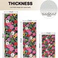 thumbnail image 4 of Pioneer Flower Floral Print Pattern Kitchen Rugs Sets Of 3,Kitchen Runner Rugs Non Skid Washable,Decorative Kitchen Floor Mats for Kitchen,Sink,Laundry,17"x30"+ 17"x47" + 17"x59", 4 of 6