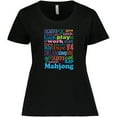 thumbnail image 3 of Inktastic Mahjong Player Gift Idea Women's Plus Size T-Shirt, 3 of 5