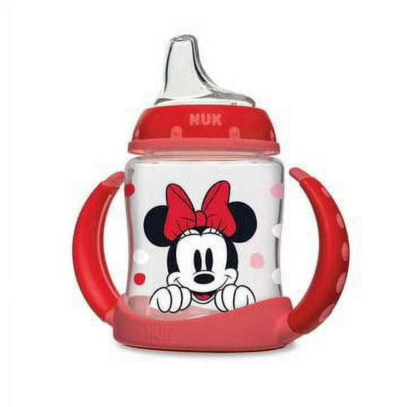 NUK Minnie Mouse Learner Cup, 5 oz Soft Spout Sippy Cup, 1 Pack, 6  Months