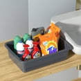 thumbnail image 7 of Vcansay 13 L Plastic Commercial Bus Tubs, Restaurant Dish Washing Box, Gray, 12 Packs, 7 of 7