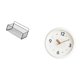 thumbnail image 5 of Reloj De Pared Redondo Silencioso Contemporáneo Con Números Grandes Para El Hogar, La Oficina, La Sala De Estudio, Reloj Colgante Decorativo Moderno, Diseño Silencioso., 5 of 8