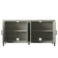 thumbnail image 3 of Twin Star Home 63" Sideboard with Geometric Mirrored Doors, 3 of 8
