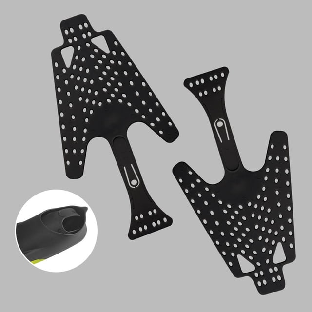 Soporte de soporte de zapatos de aletas de buceo Flip Fin, inserto resistente al desgaste liviano para aletas, para aletas de esnórquel, diseño hueco negro