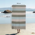 thumbnail image 5 of American Cotton Peshtemal Towel – 100x180 cm, Lightweight, Quick Dry, High Absorbency, Soft & Breathable Hammam Beach Towel, Multi-Purpose Use, 5 of 6