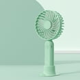 thumbnail image 4 of Tkrady Mini Portable Fan Handheld Fan, 3 Speed USB C Rechargeable Battery Operated Mini Pocket Personal Lash Fan with Lanyard Base Cooling Desk Fan for Kids Girls Women Travel Indoor Outdoor Green, 4 of 6