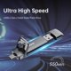 thumbnail image 2 of Unidad dual USB C externa SSK de 2 TB 550 MB/s, 2 en 1, tipo C/A, 2 of 7