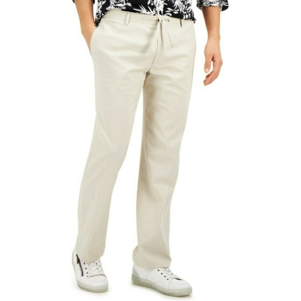 INC - INC Mens White Drawstring Pants 32 Waist - Walmart.com - Walmart.com