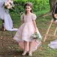 thumbnail image 4 of Kawell Robe de Princesse pour Filles pour Mariage Fête d'Anniversaire avec Train Taille 3-12 Ans, 4 of 6