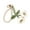 White, variant on Elegant Flower Yarn Keychain Fashion Phone Decorations Fashion Bag Charm Yarn Texture for Bag Key and Phone Decorating