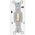 thumbnail image 1 of Leviton Mfg S03-CS320-2IS Ivory Commercial Grade 3-Way AC Quiet Switches Toggle, 1 of 3