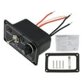 thumbnail image 4 of Kenally Interruptor de bomba de alarma de sentina con indicador LED DC12V carcasa Panel de palanca ligero Manual-Off-Auto accesorios de barco para Bombillas para automóviles Kenally VI018359-00B, 4 of 6