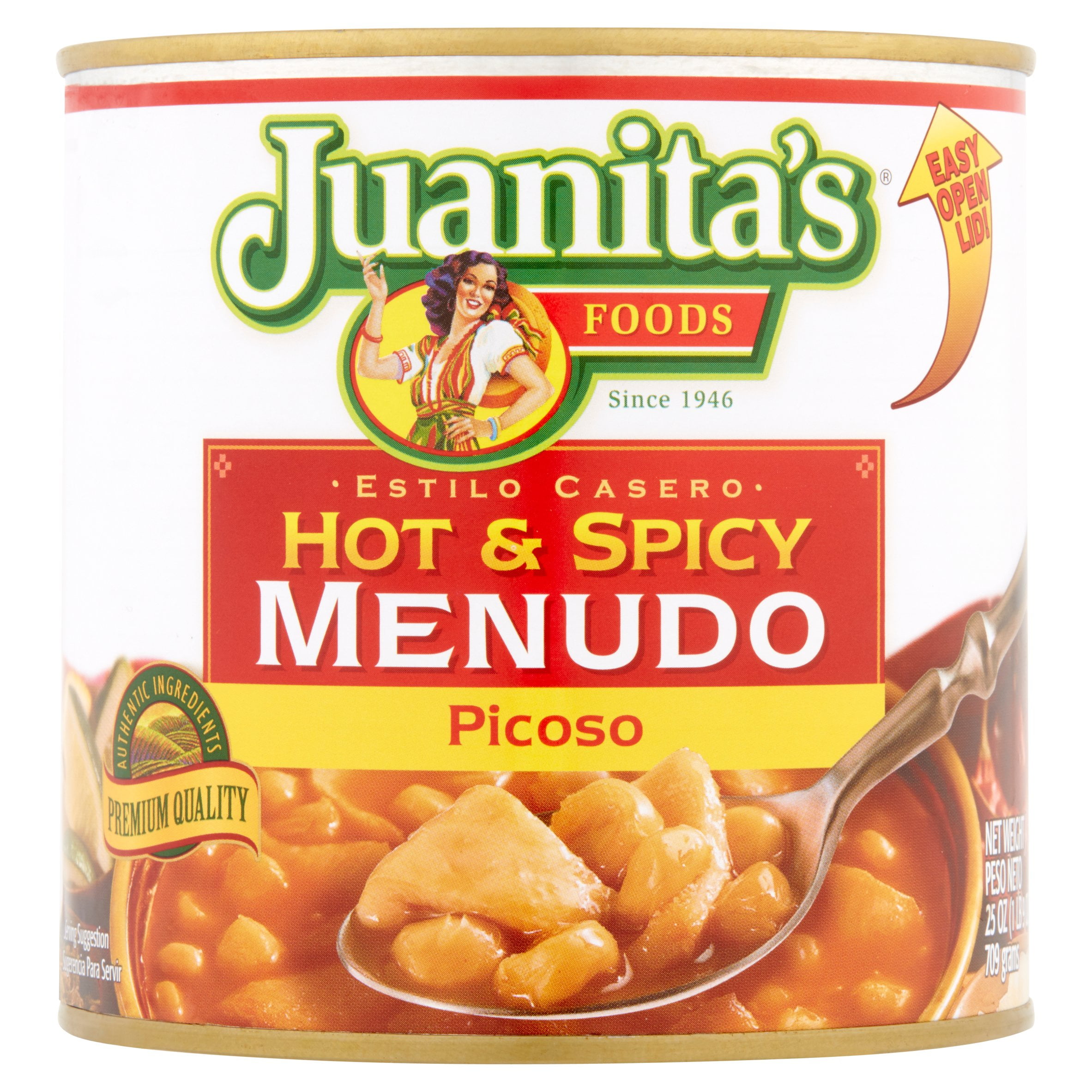 Juanita's Hot & Spicy Menudo, 25 oz