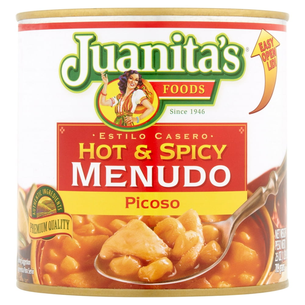 Juanita's Hot & Spicy Menudo, 25 oz