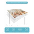 thumbnail image 5 of Fall Squirrel Pumpkins King Size Down Alternative Comforter, Lightweight Comforter Quilt Bedding Set with Pillow Shams Vintage Maple Leaf Thanksgiving All Seasons Bed Comforter Duvet Insert 96"x106", 5 of 7