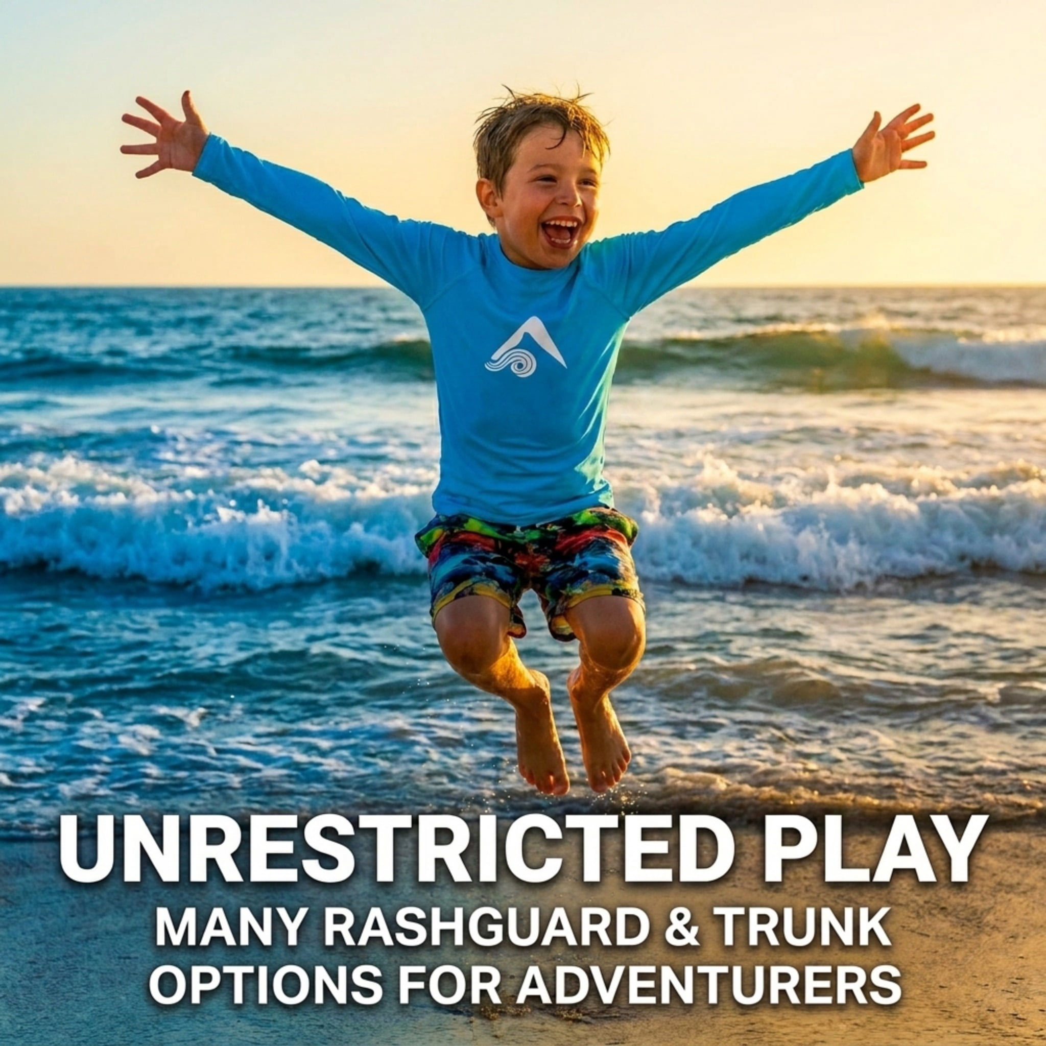 Kanu Surf Boys' Platinum Rashguard