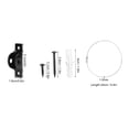 thumbnail image 1 of Furniture Hardware, Convenient Iron Material Anti Falling Tool, Durable For Bathrooms Toilets Hotels, 1 of 8